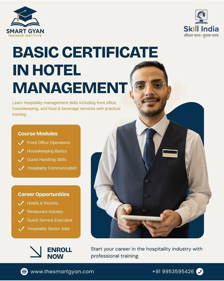 Certificate in Hotel Management